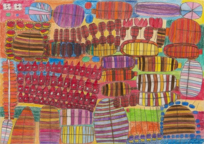 色鉛筆を使い色彩溢れる世界を描き出す若手作家2人による展覧会「カペイシャス展覧会 #12 」