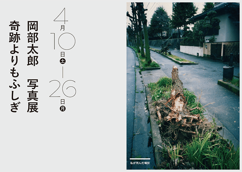 岡部太郎の写真展「奇跡よりもふしぎ」がiTohenにて開催。日課とする早朝の散歩風景、自身が所属する福祉団体・たんぽぽの家での日々などを静かにまなざす。