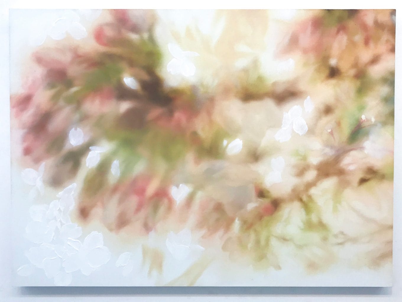 ソフトフォーカスのような質感の油彩で表現する船越菫の個展「アーキタイプの露光面」、SUNABAギャラリーにて開催。
