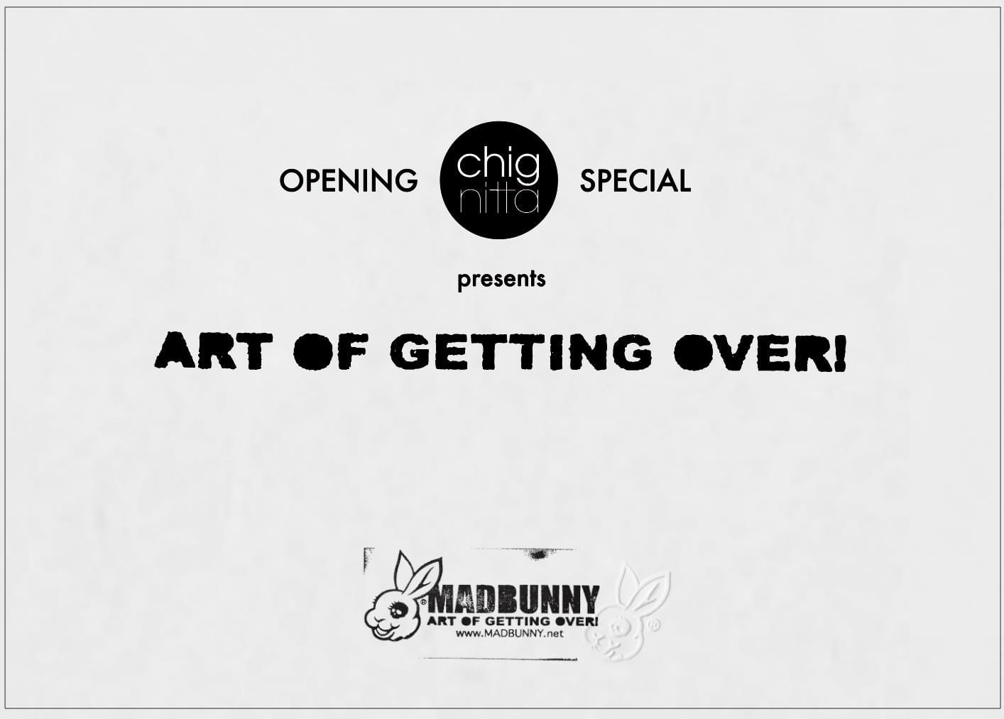 アートプロデューサー・谷口純弘が京町堀に新コミュニティスペース「chignitta」開設。オープニングはMADBUNNY個展「ART OF GETTING OVER」。