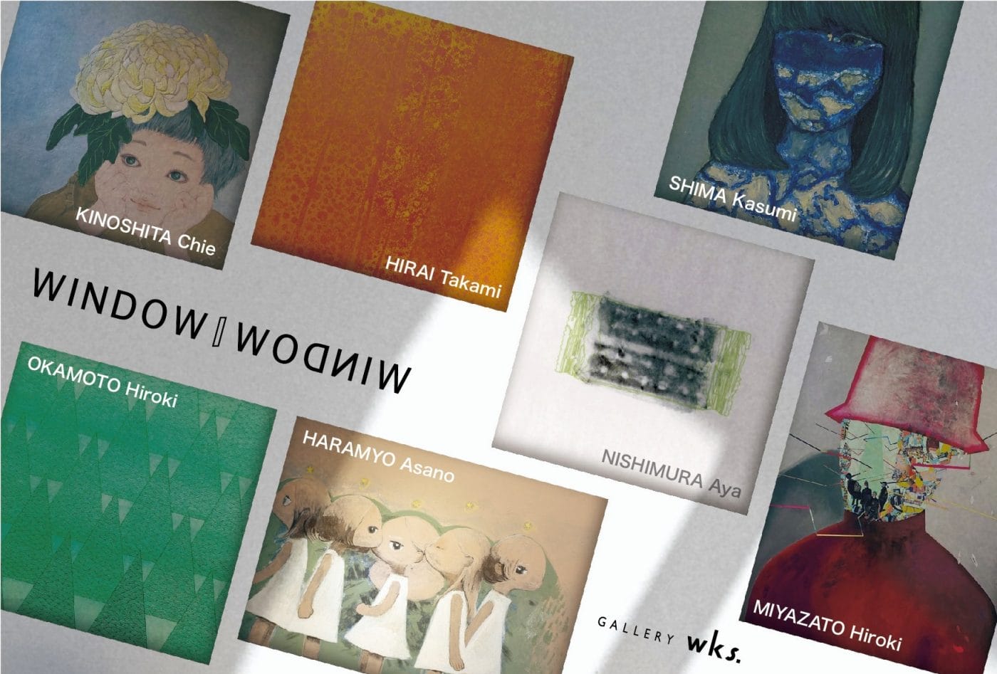 西天満のGALLERY wks.にて、グループ展「WINDOW│WODNIW」開催。大阪芸術大学芸術学部美術学科2012年度卒業生7名が出展。