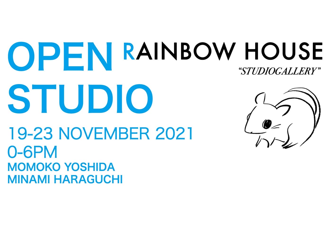 大阪の若手アーティスト2人のスタジオを一般公開。「RAINBOW HOUSE オープンスタジオ」開催。