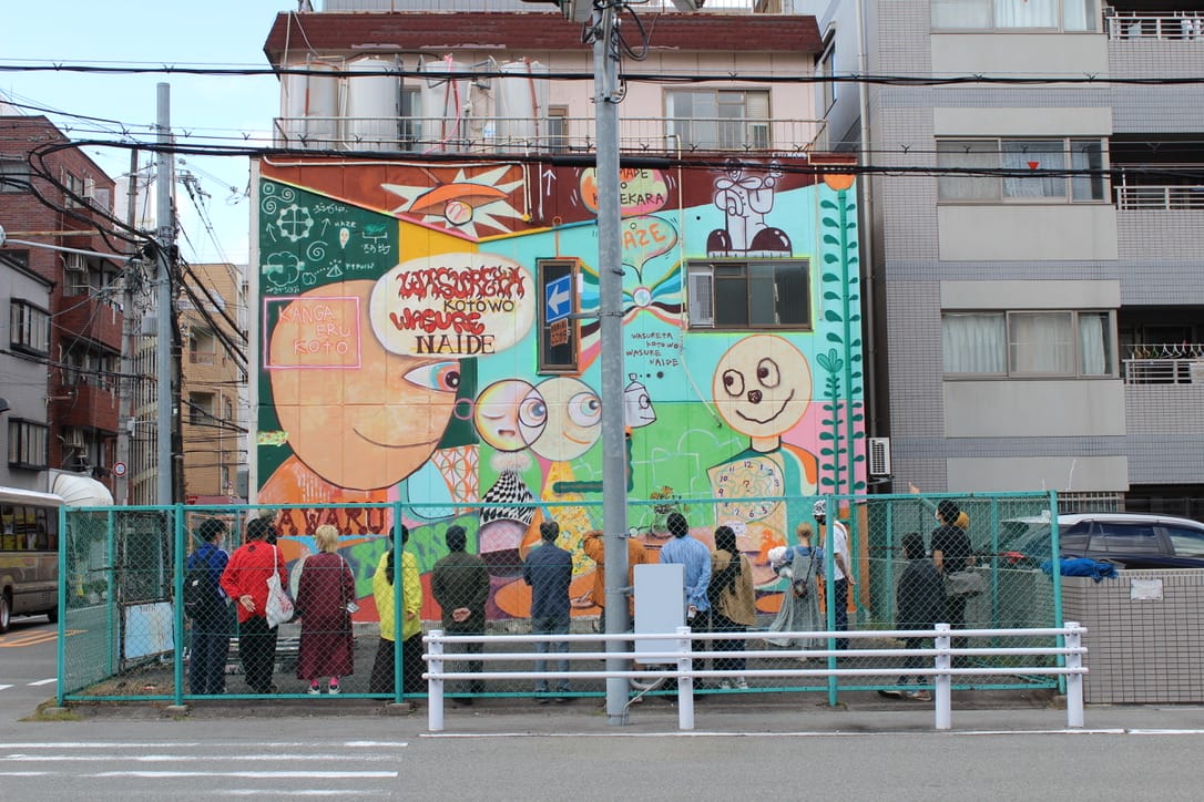 淀川エリアで展開する壁画プロジェクト「淀壁」の2022年Season1が始動。参加アーティストはBAKIBAKI、kuua、BIEN。