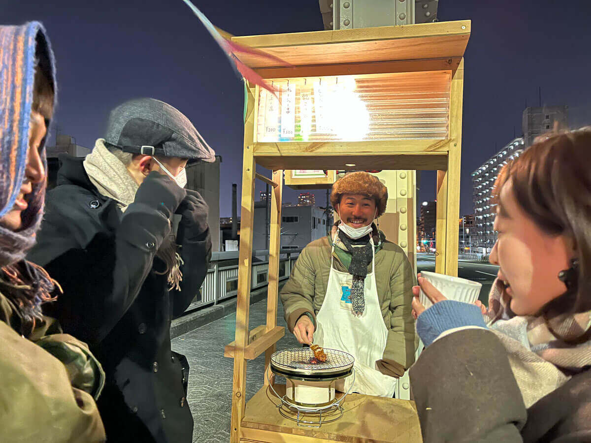 REPORT|大正区・大浪橋に、幻のように現れる「橋ノ上ノ屋台」