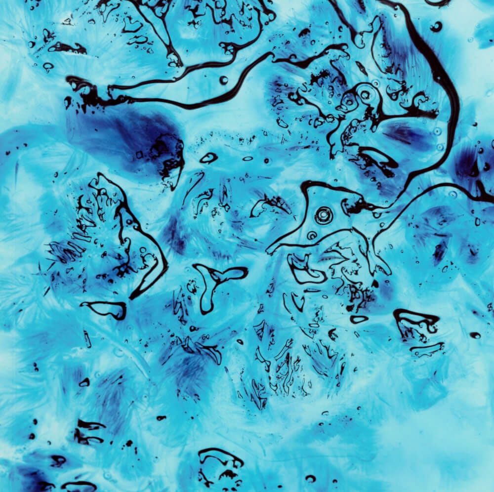 まつイマさき写真展「 群青 」、ギャルリ・ド・リヴィエールにて。青の世界を表現。