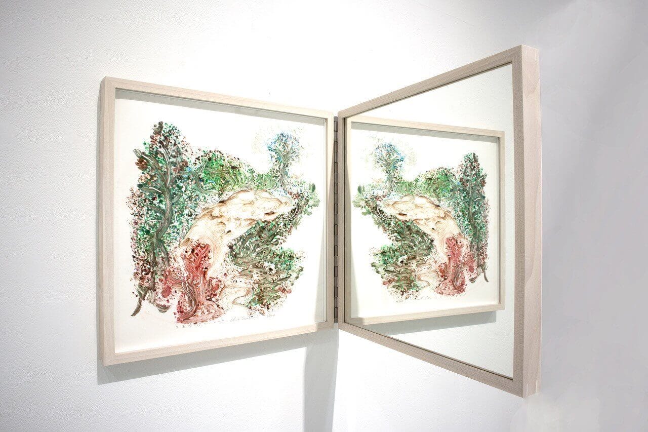 甲斐道子　コマを置く　原画　油絵 甲斐道子 コマを置く 原画 油絵｜image-tek.nlカンパニー公式